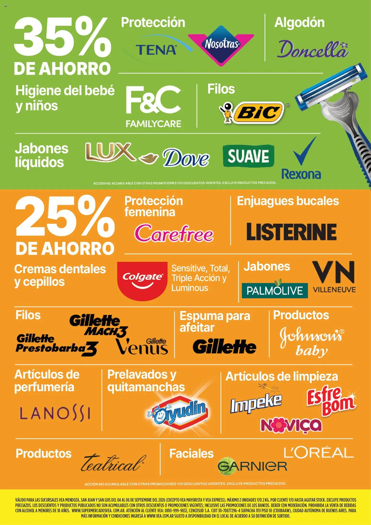Vea - Fin de semana Destacados │ válido desde el 04/09/2026 | Página: 5 | Productos: Bebidas, Quitamanchas, Espuma, Alcohol