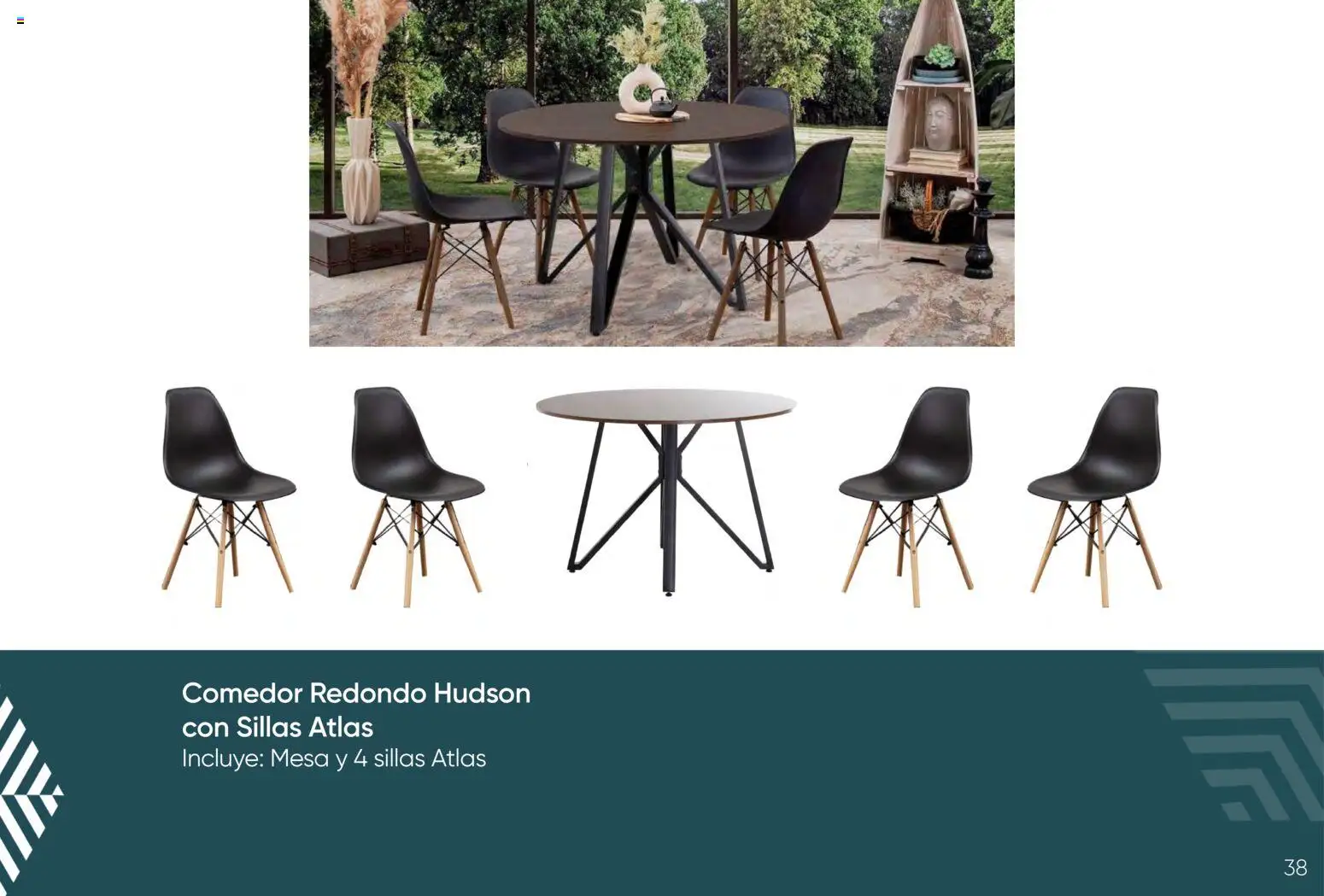 Nuevas ofertas de Muebles Dico válidas en toda la República Mexicana desde el 05/01/2026. ¡Encuentra las mejores ofertas en Muebles Dico catálogo Roma Condesa! | Página: 37 | Productos: Mesa