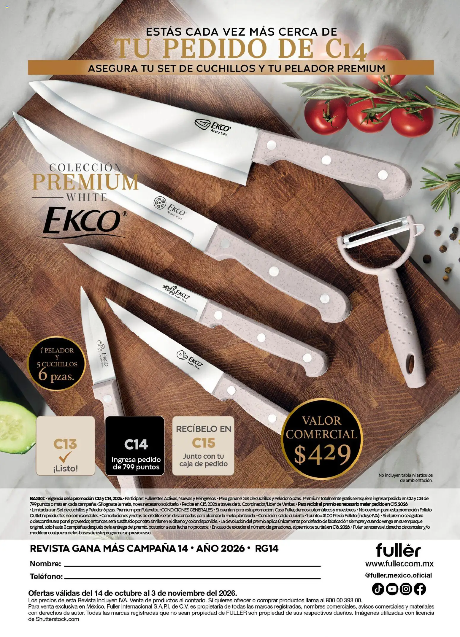 Nuevas ofertas de Fuller válidas en toda la República Mexicana desde el 14/10/2026. ¡Encuentra las mejores ofertas en Fuller Gana Más 14 2026! | Página: 25