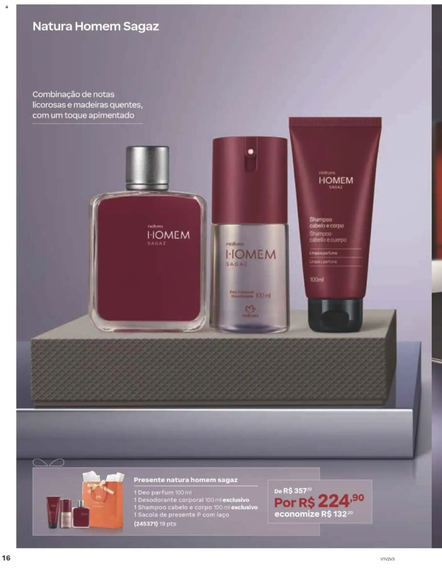 Natura Folheto - válido de 29/06/2026 | Página: 16 | Produtos: Shampoo, Madeiras, Desodorante