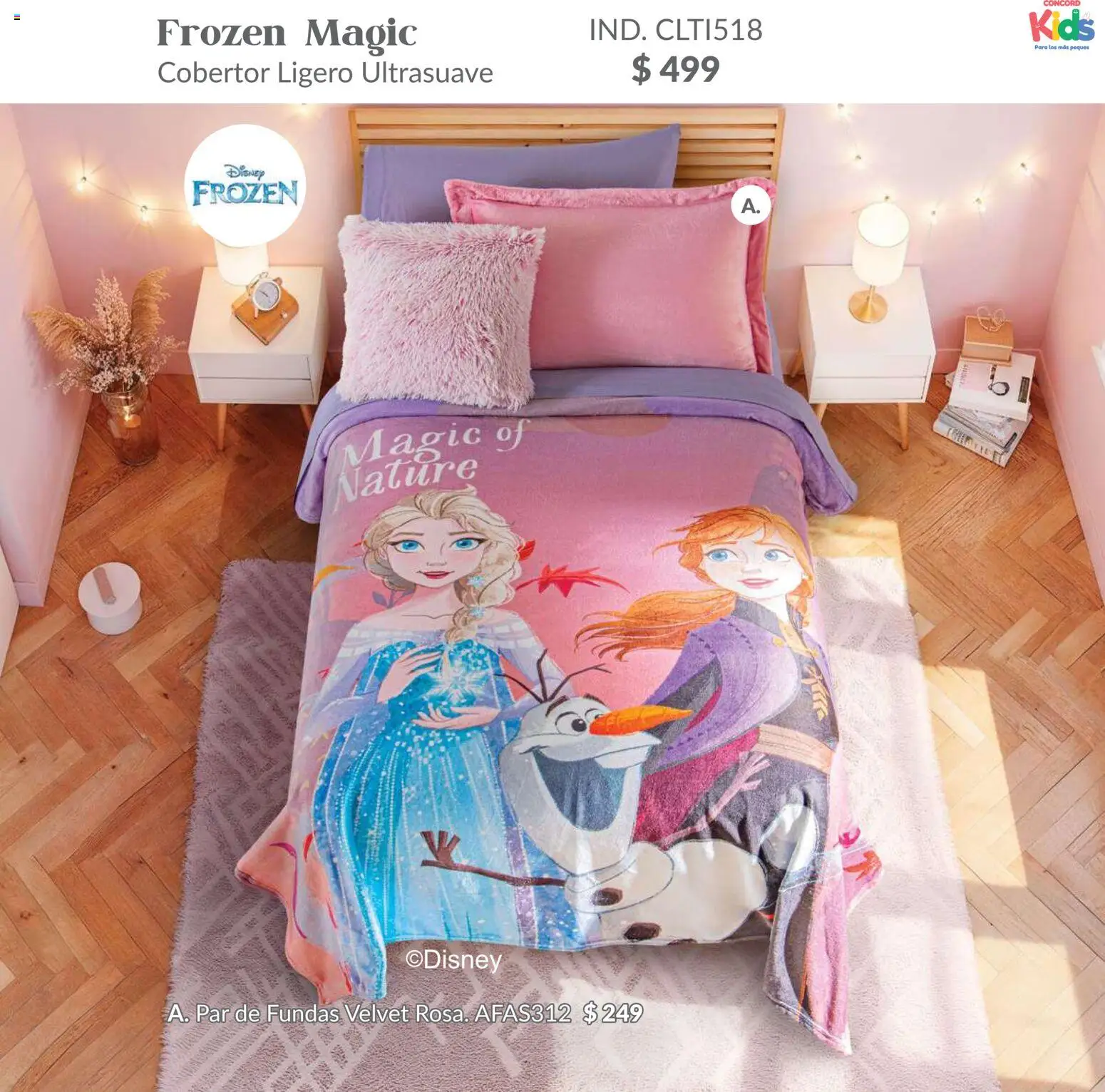 Nuevas ofertas de Colchas Concord válidas en toda la República Mexicana desde el 01/02/2026. ¡Encuentra las mejores ofertas en Colchas Concord catálogo Kids! | Página: 83 | Productos: Cobertor