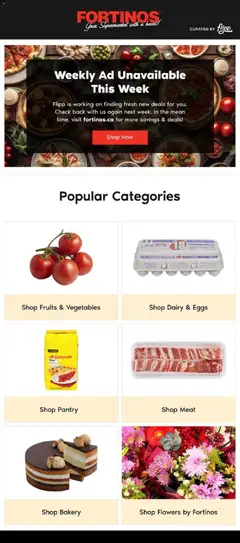 Preview of Fortinos flyer - Dark week inserts from shop Fortinos valid from Oct 12, 2026