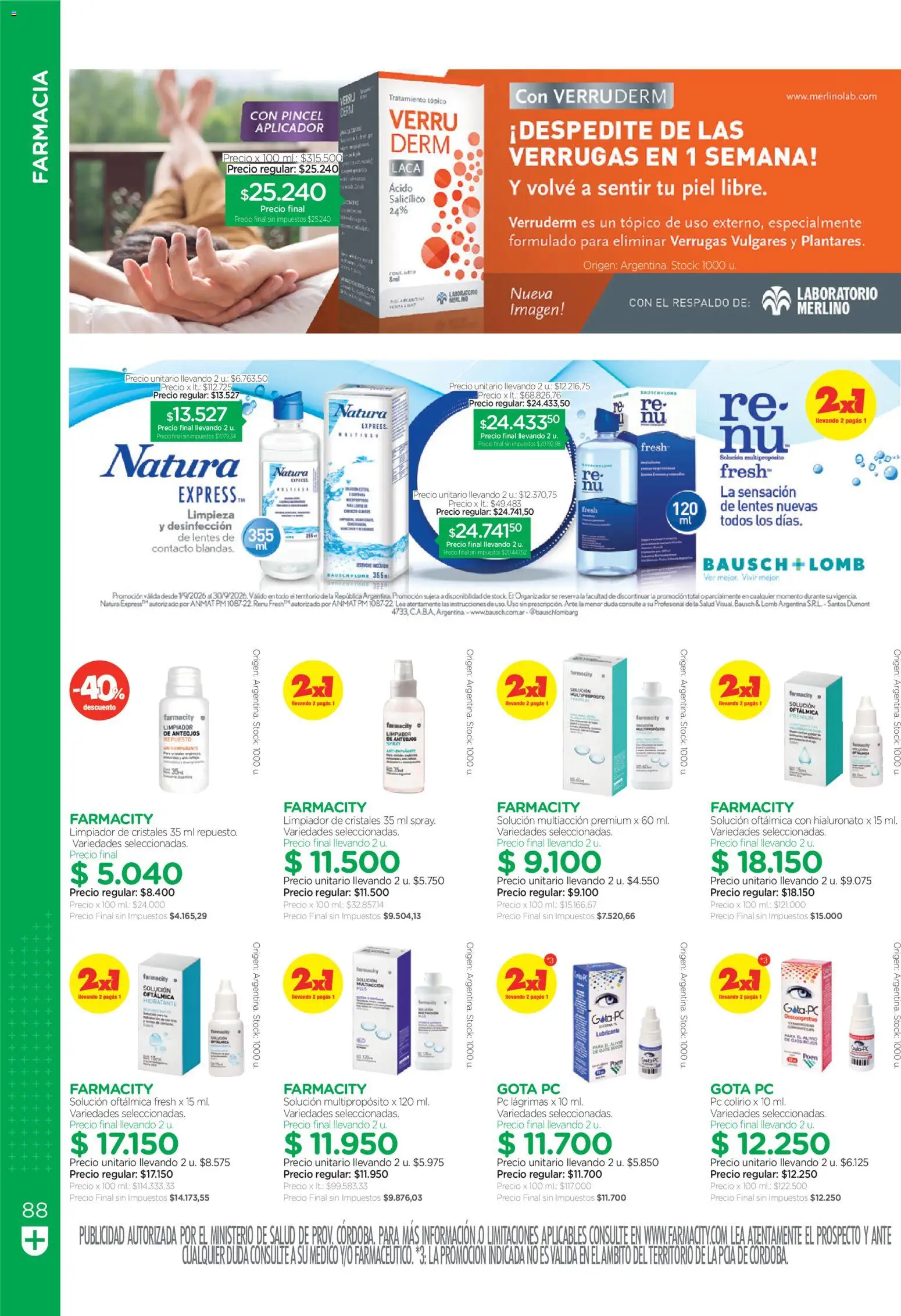 Farmacity catálogo │ válido desde el 01/10/2026 | Página: 88
