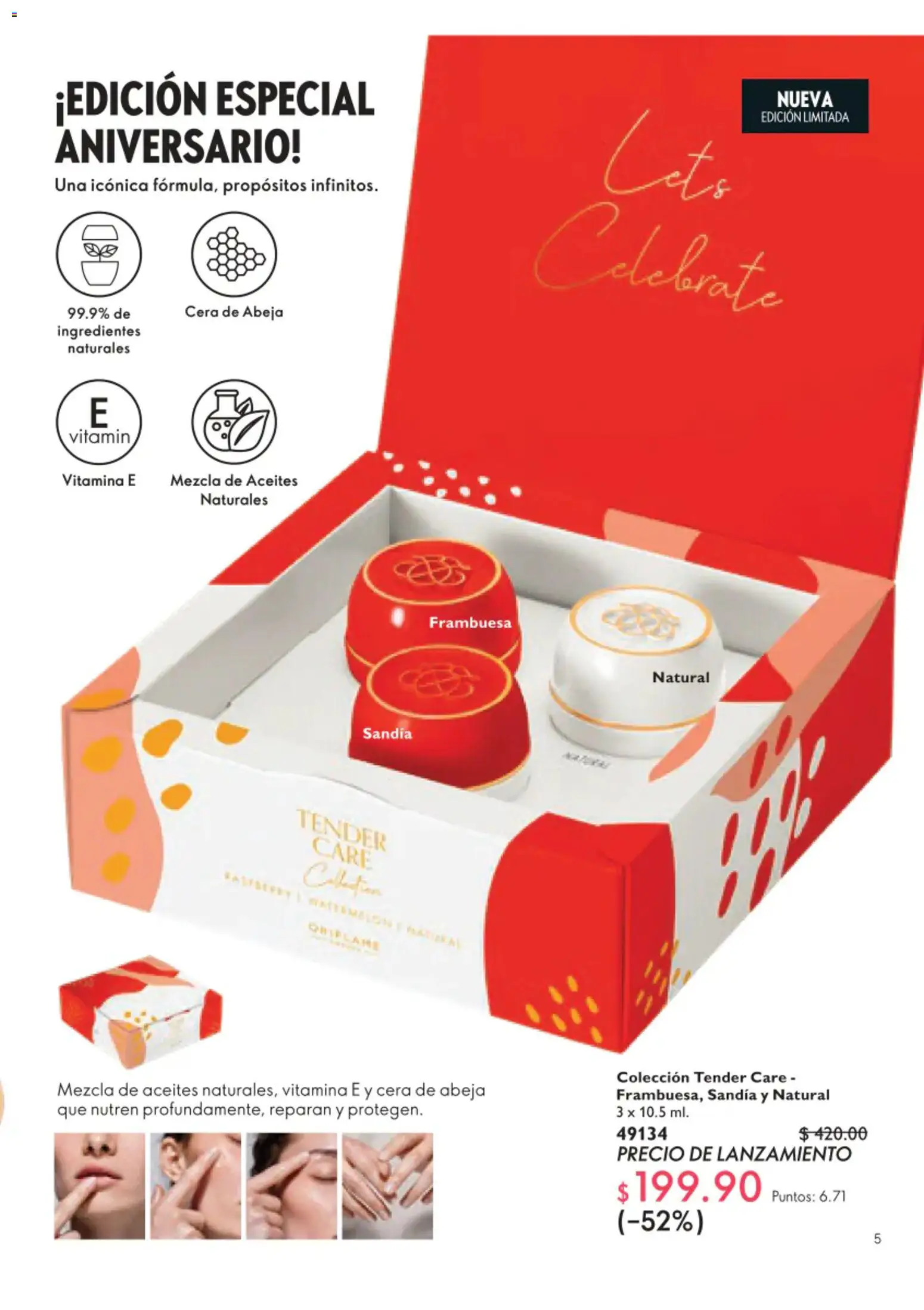Nuevas ofertas de Oriflame válidas en toda la República Mexicana desde el 01/08/2026. ¡Encuentra las mejores ofertas en Oriflame campaña 11 2026! | Página: 5 | Productos: Sandía, Cera