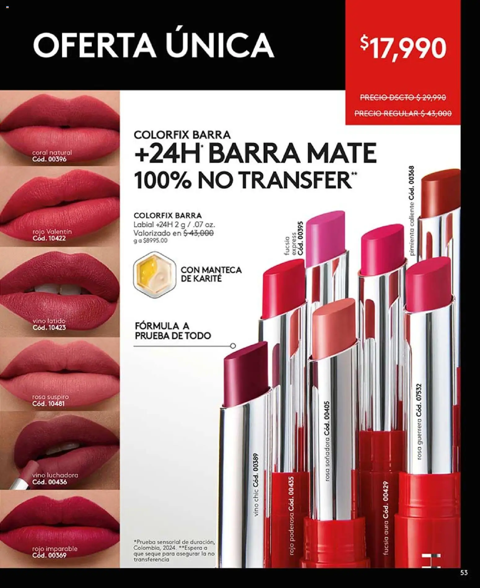 Ésika revista - valida desde el 13.03.2026 | Página: 53 | Productos: Pimienta, Manteca, Vino