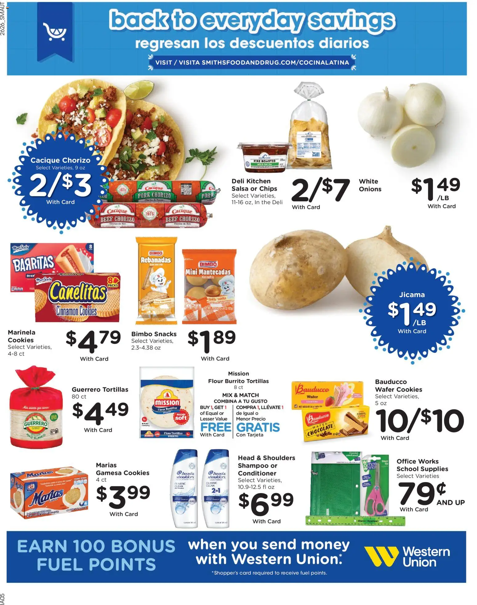 Smith's Weekly Ad - valid from 07/29/2026 | Page: 13 | Products: Shampoo, Pork, Beef, Chips