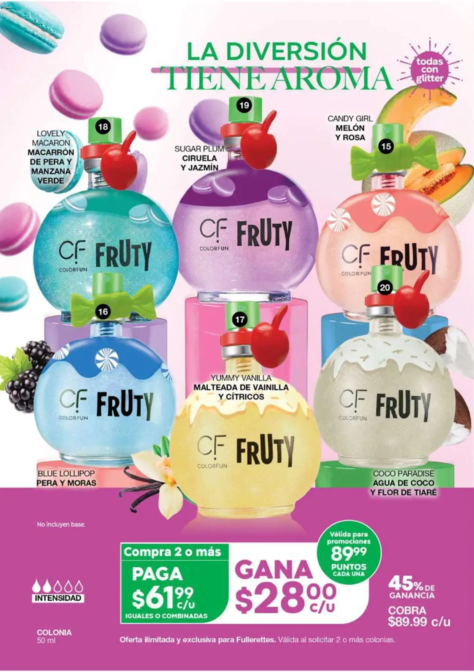 Nuevas ofertas de Fuller válidas en toda la República Mexicana desde el 16/09/2026. ¡Encuentra las mejores ofertas en Fuller Gana Más 12 2026! | Página: 27 | Productos: Coco, Pera, Glitter, Vainilla