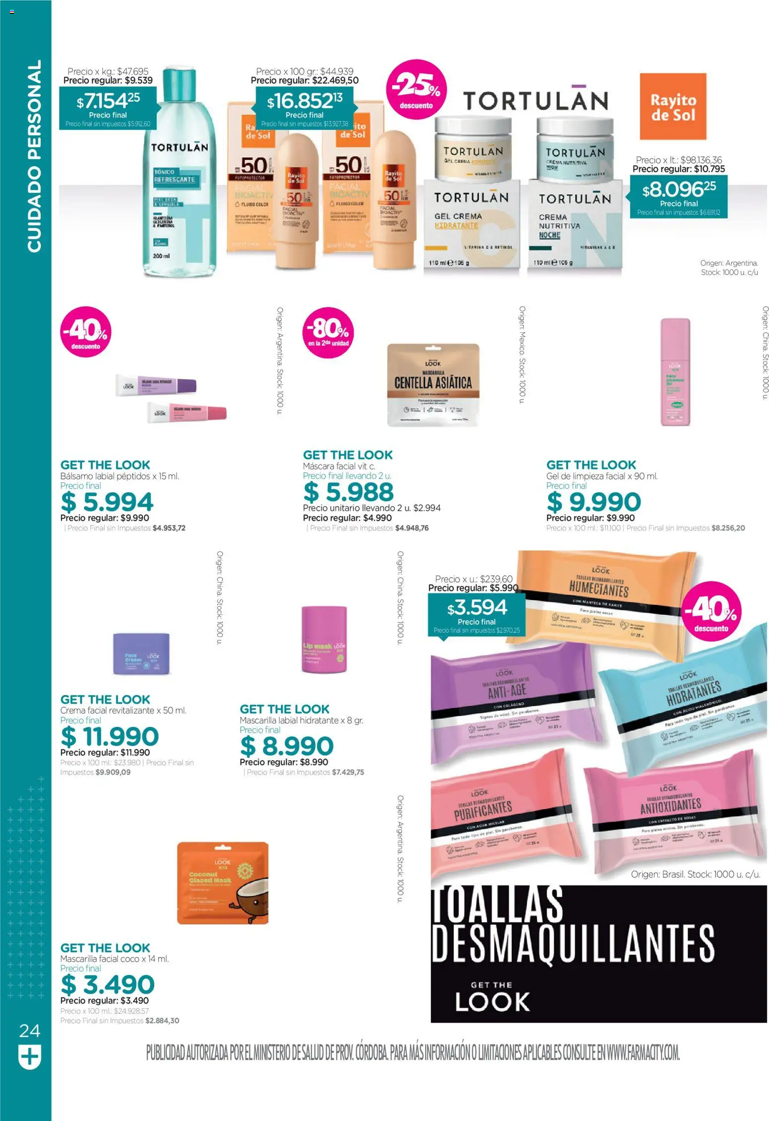 Farmacity catálogo │ válido desde el 01/09/2026 | Página: 24 | Productos: Vitaminas, Máscara, Agua, Bálsamo