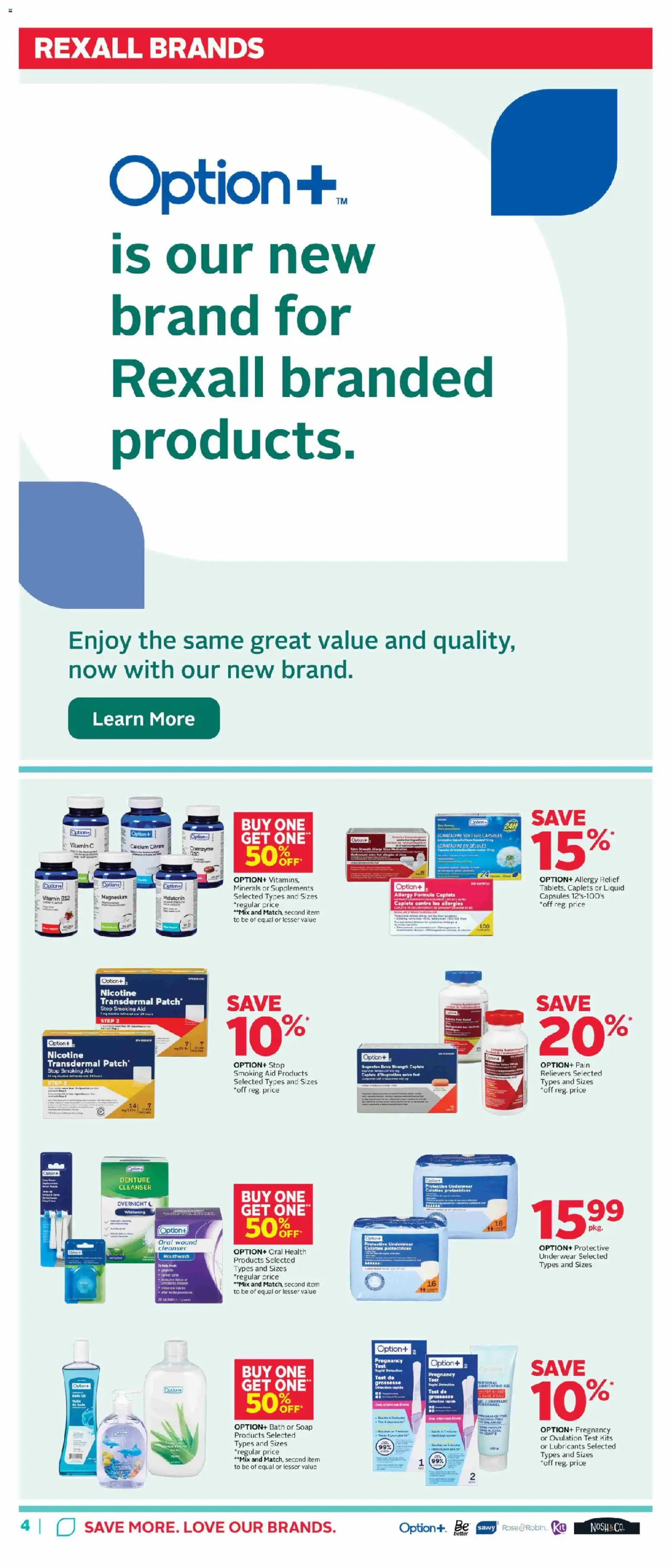 Rexall flyer valid from 29.05.2026 | Page: 13 | Products: Soap, Mouthwash, Bath, Underwear