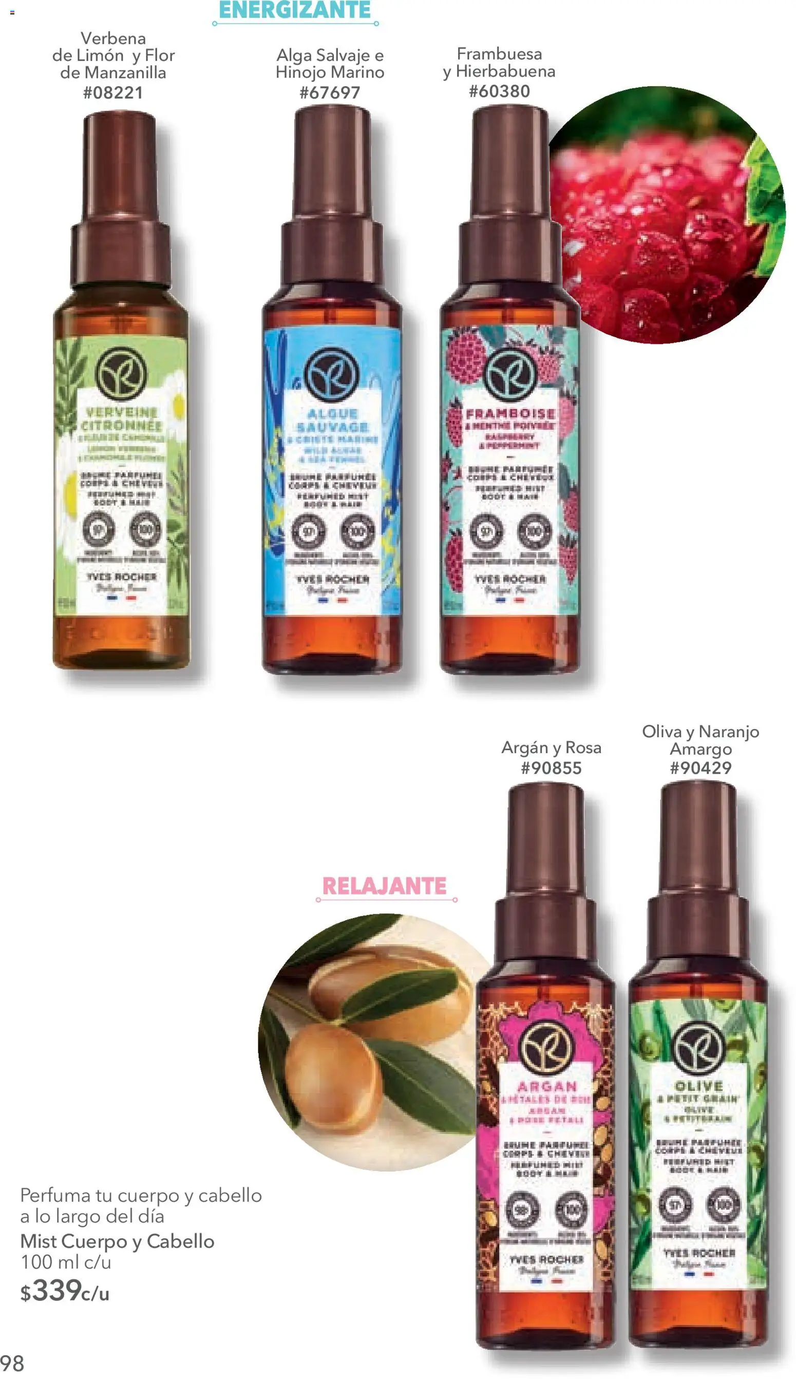 Nuevas ofertas de Yves Rocher válidas en toda la República Mexicana desde el 14/07/2026. ¡Encuentra las mejores ofertas en Yves Rocher campaña 10 2026! | Página: 100 | Productos: Hinojo, Limón