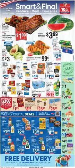 Preview of Smart & Final weekly ads valid from 20.05.2026