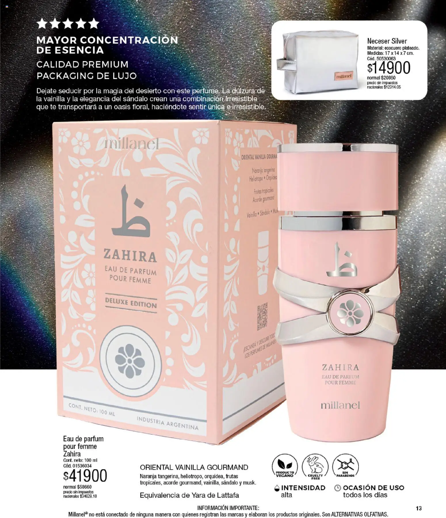 Millanel catálogo │ válido desde el 14/09/2026 | Página: 13 | Productos: Vainilla, Neceser, Orquídea, Té