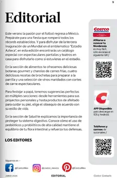 Vista previa de Costco Revista Junio 2026, nuevo folleto de la tienda, válido en México a partir del 01.06.2026 | Página: 9