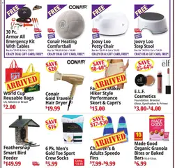 Preview of Ocean State Job Lot weekly ads valid from 07/02/2026 | Page: 2 | Products: Bronzer, Eyeshadow, Socks, Dryer