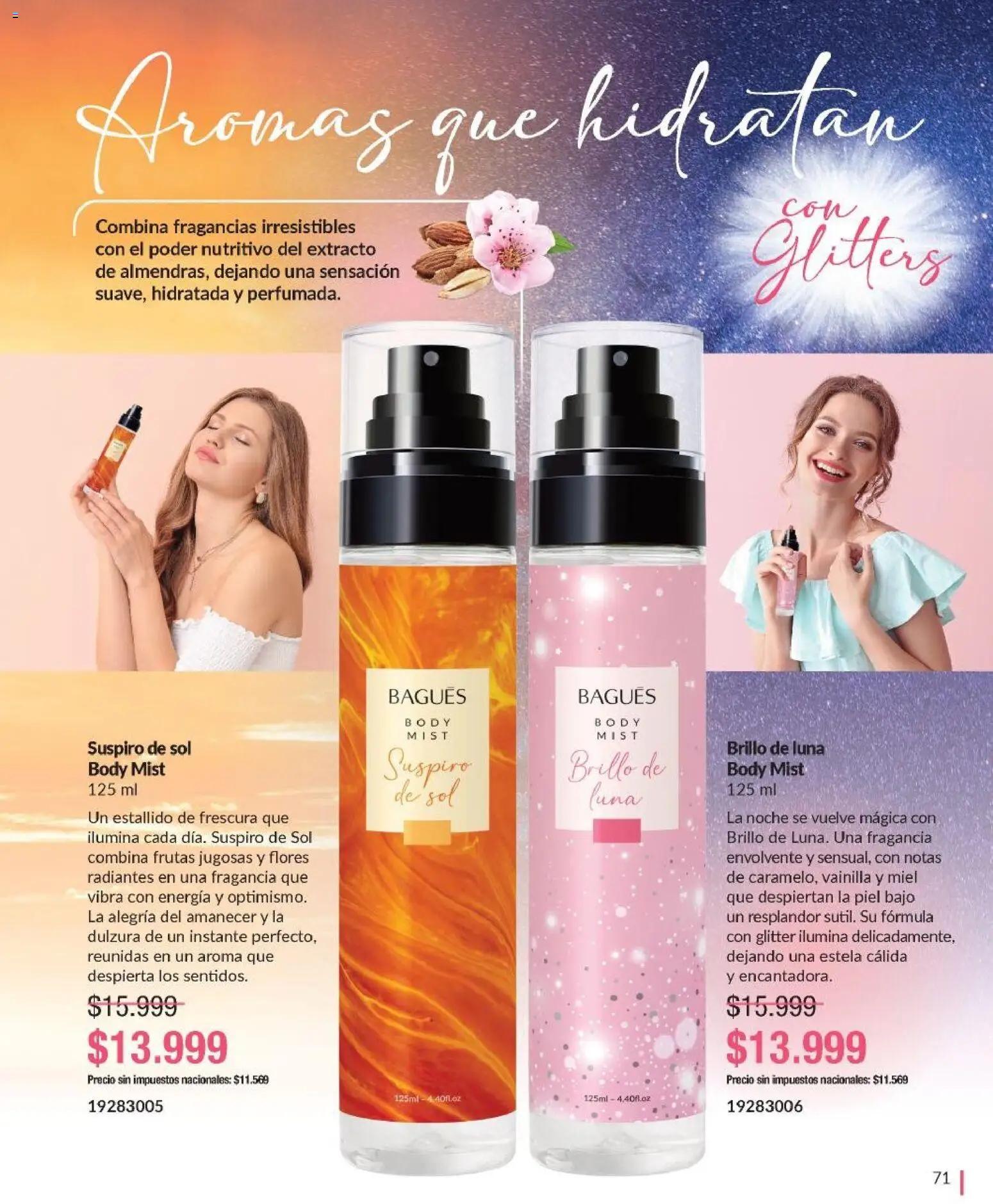 Bagués - Catálogo │ válido desde el 09.03.2026 | Página: 71 | Productos: Body, Fragancia, Brillo, Glitter