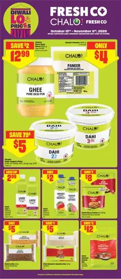 Preview of FreshCo flyer - Diwali low prices from shop FreshCo valid from Oct 15, 2026