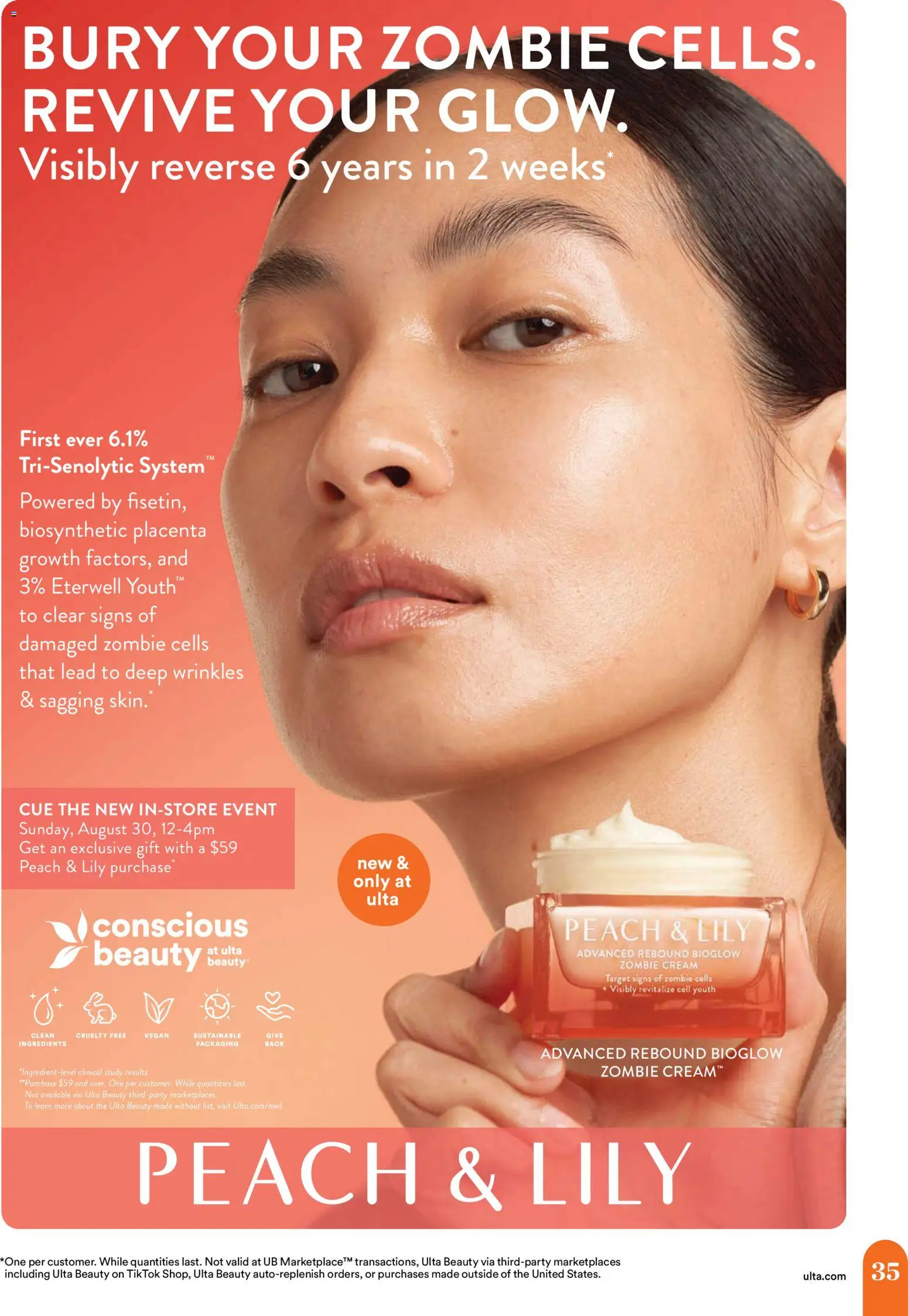 Ulta Beauty Weekly Ad - valid from 08/28/2026 | Page: 35 | Products: Cream, Peach
