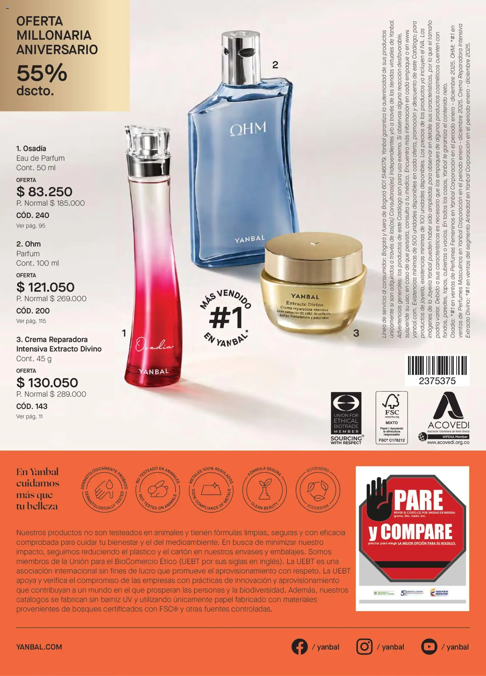 Yanbal revista - valida desde el 20/06/2026 | Página: 132 | Productos: Té, Crema, Caso