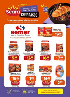 Semar Supermercado ofertas Seara - Pré-Visualização do folheto da loja Semar Supermercado, válido de 08/09/2026 | Página: 1