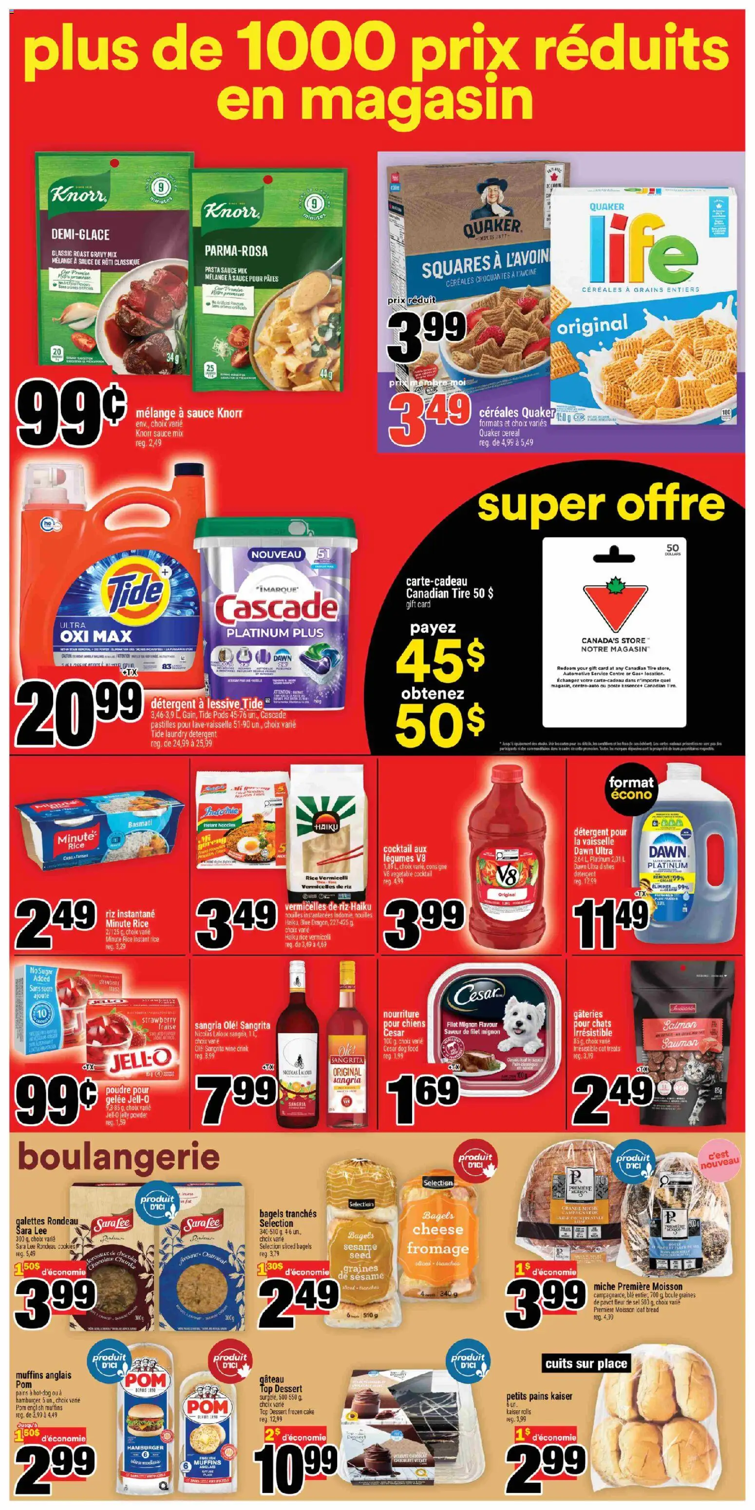 Super C flyer valid from Jul 2, 2026 | Page: 6 | Products: Noodles, Powder, Detergent, Bread
