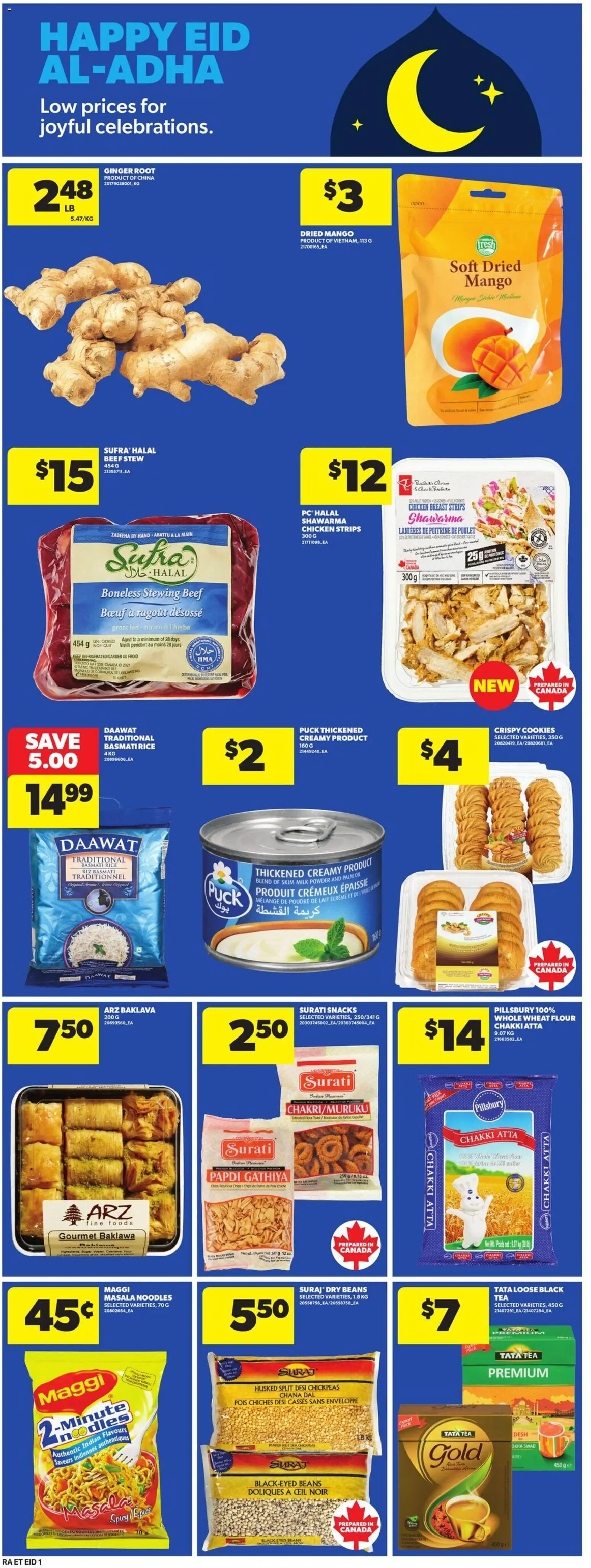 Atlantic Superstore flyer valid from 14.05.2026 | Page: 22 | Products: Beef, Chips, Milk, Oil