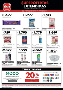 Vista previa Disco - Superofertas extendidas - Cruz del Eje y Jesus Maria válido desde el 08/07/2026 | Página: 6