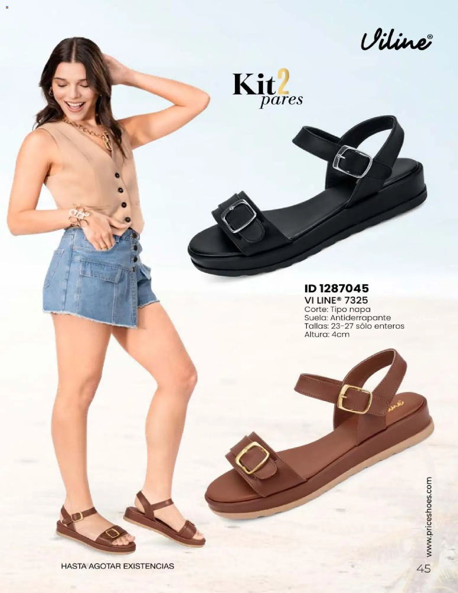 Nuevas ofertas de Price Shoes válidas en toda la República Mexicana desde el 23.04.2026. ¡Encuentra las mejores ofertas en Price Shoes catálogo Sandalias Kits! | Página: 45
