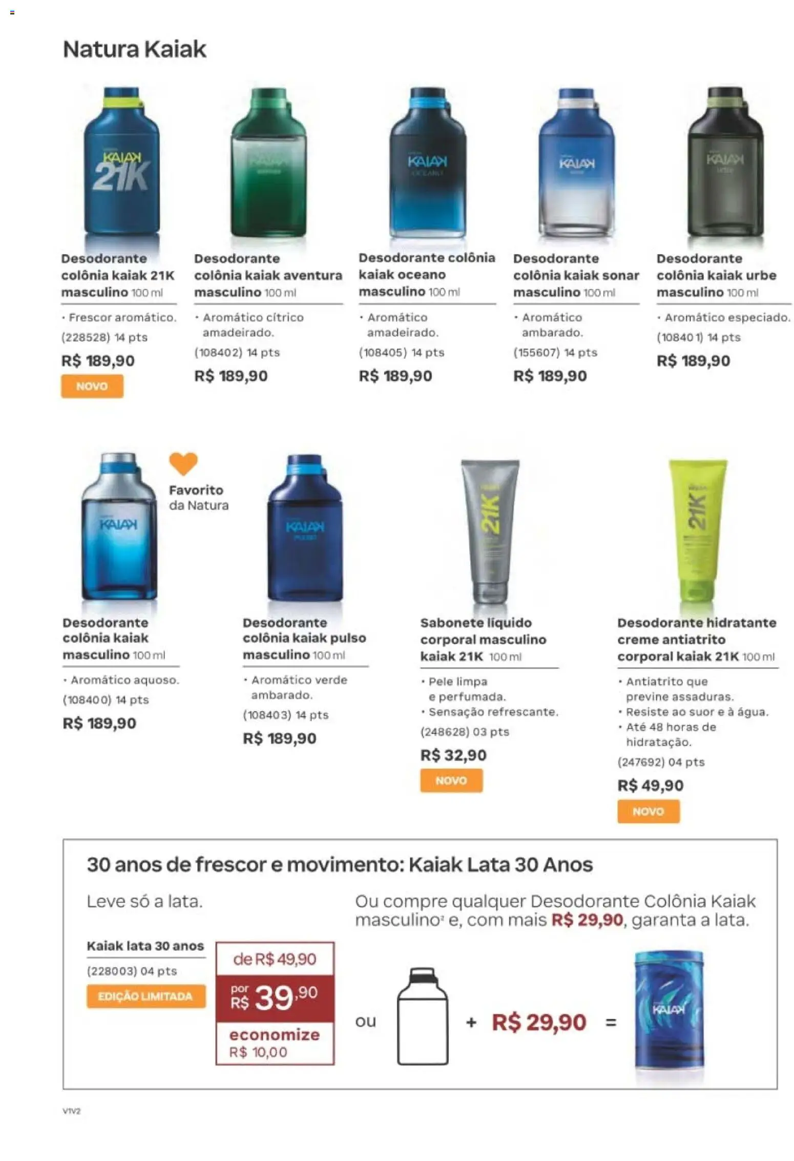 Natura Folheto - válido de 12/10/2026 | Página: 79 | Produtos: Desodorante, Creme, Sabonete, Sabonete líquido