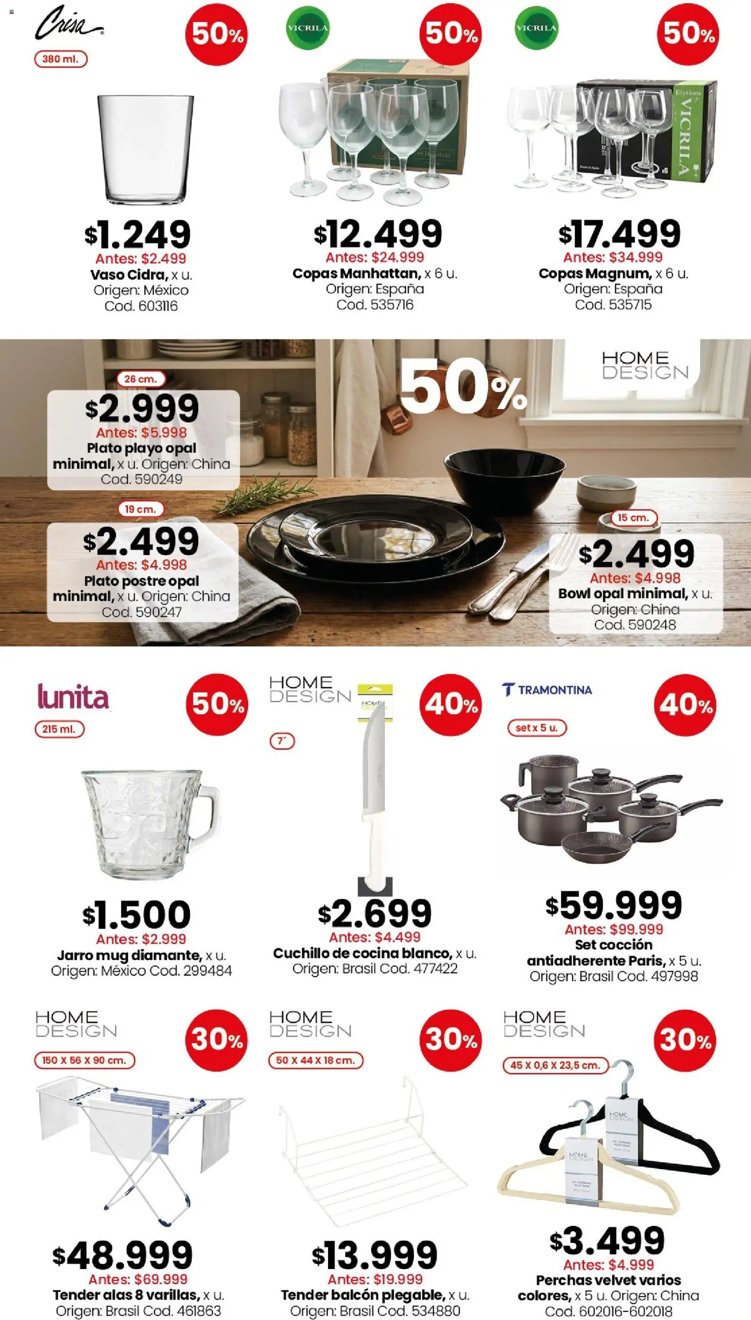 Coto - Bazar, deco, aire libre y mascotas │ válido desde el 17/08/2026 | Página: 2 | Productos: Cuchillo, Magnum, Tender, Postre