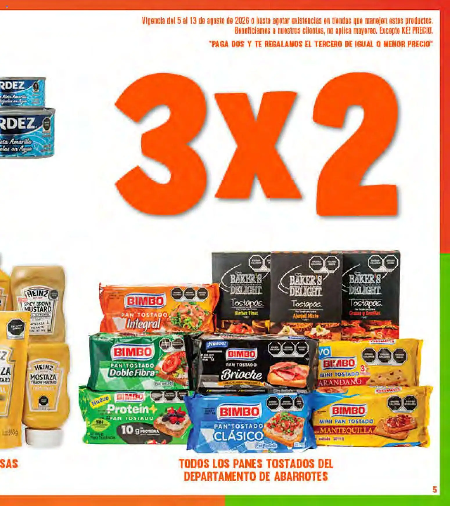 Nuevas ofertas de La Comer válidas en toda la República Mexicana desde el 05/08/2026. ¡Encuentra las mejores ofertas en La Comer folleto! | Página: 9