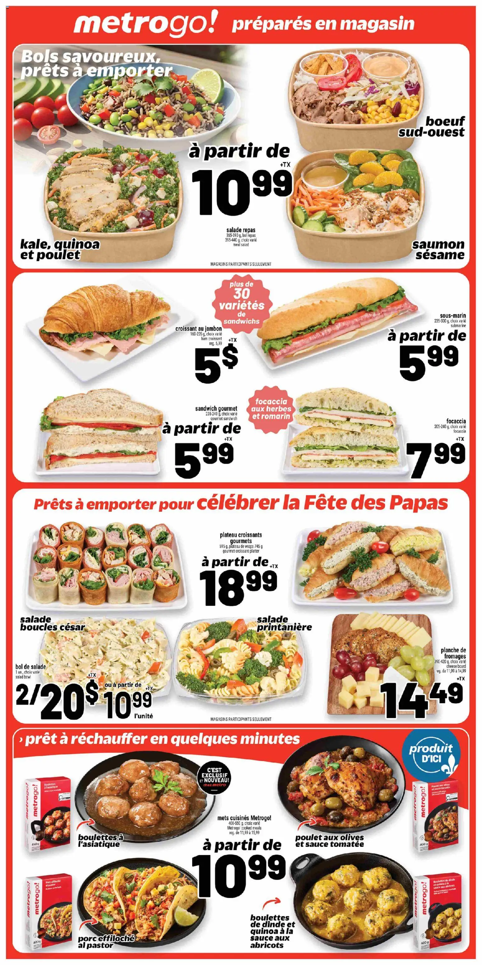 Metro flyer valid from 18.06.2026 | Page: 15 | Products: Salad, Cheese, Ham