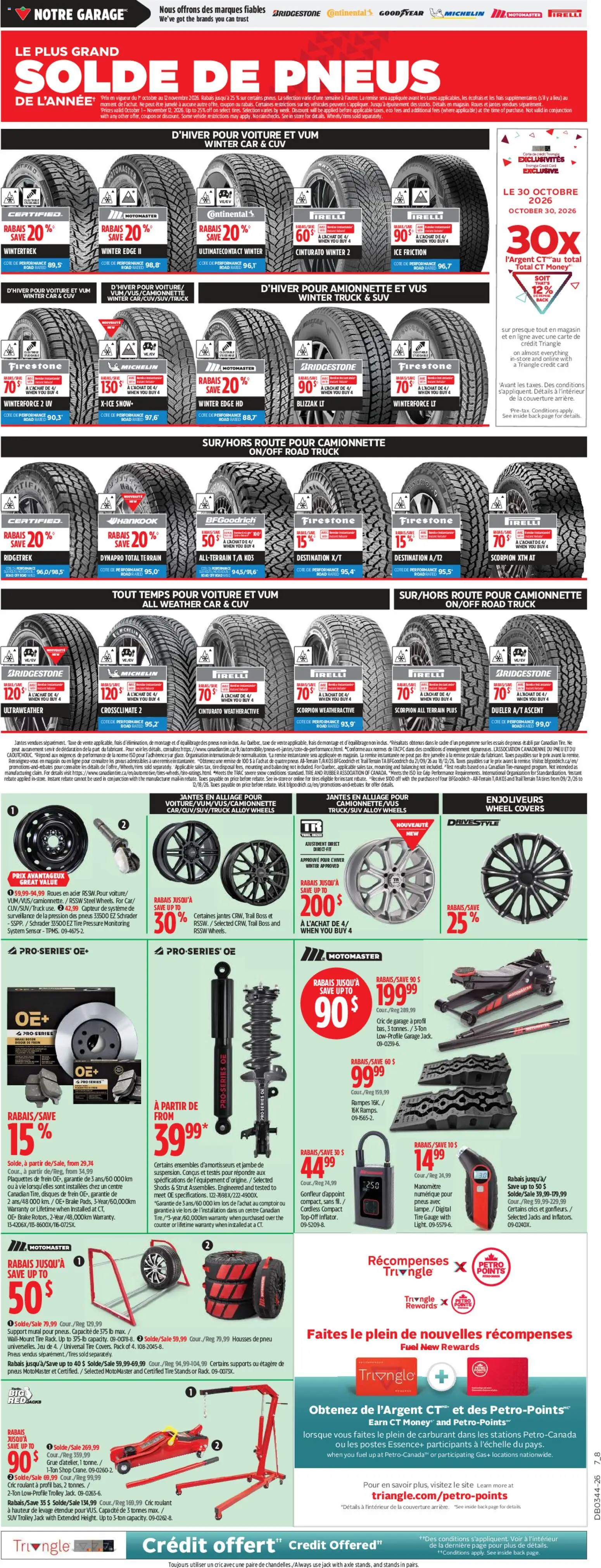 Canadian Tire flyer valid from Oct 29, 2026 | Page: 14