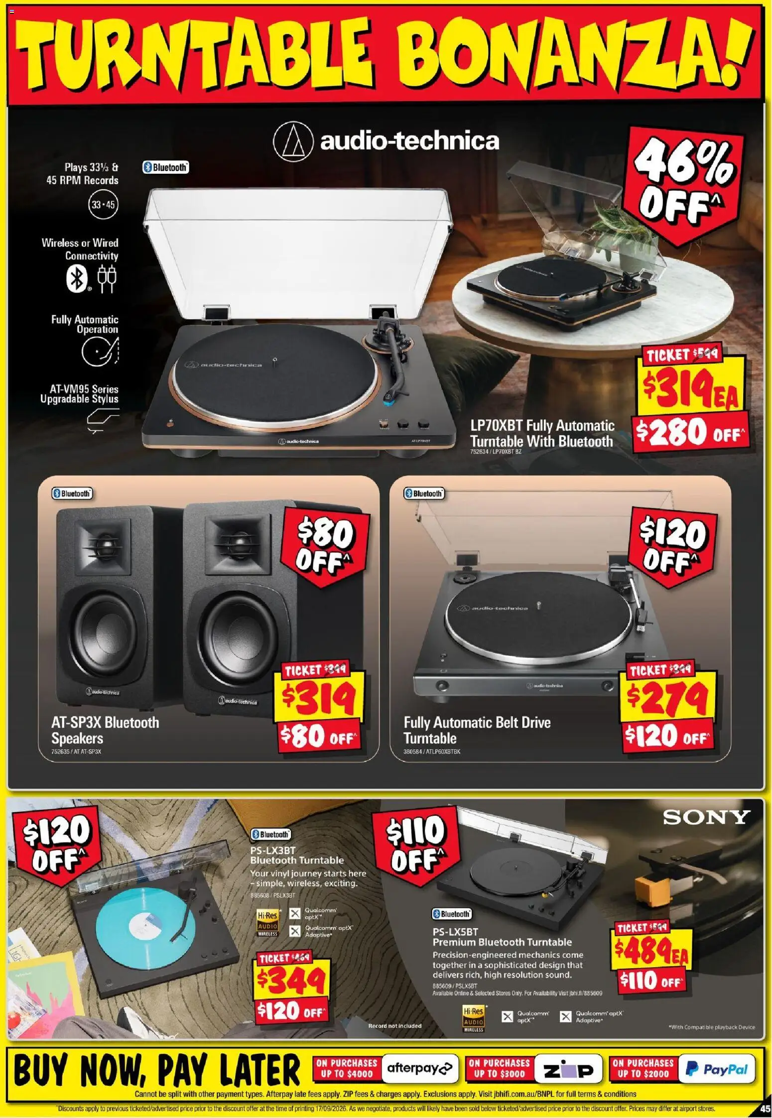JB Hi-Fi catalogue - valid from 24/09/2026 | Page: 45 | Products: Belt, Device, Audio