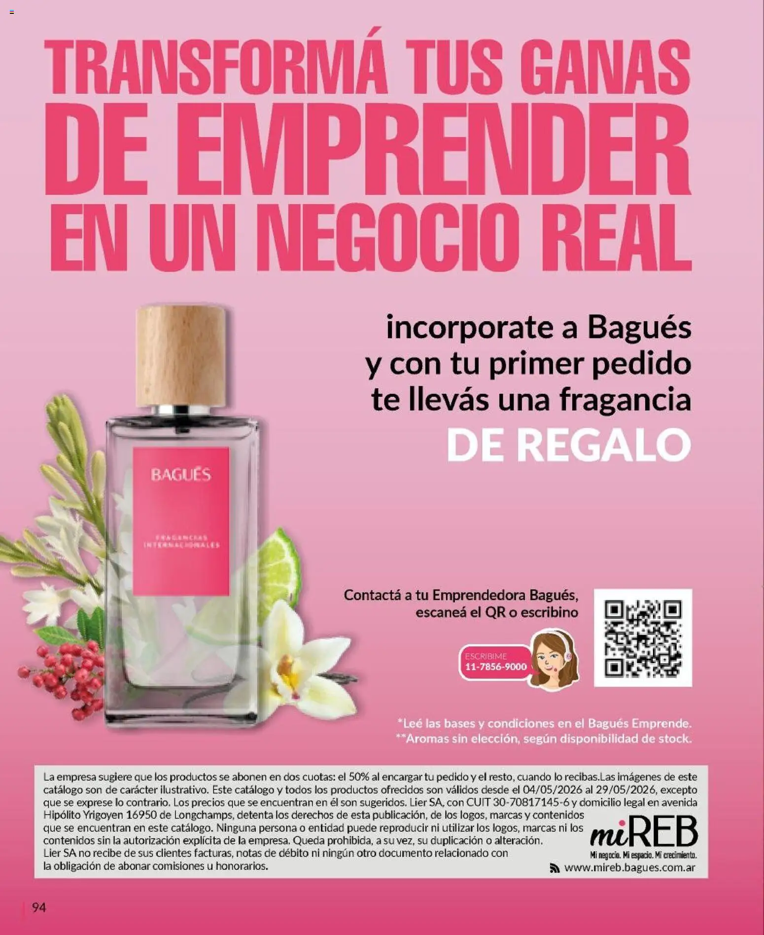 Bagués - Catálogo │ válido desde el 04.05.2026 | Página: 94 | Productos: Fragancia, Té