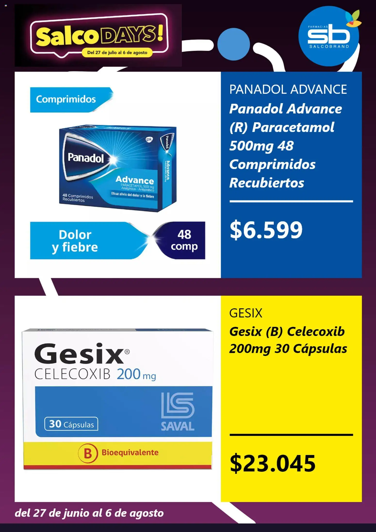 Salcobrand Ofertas │ válido desde el 26.07.2026 | Página: 3 | Productos: Analgésico