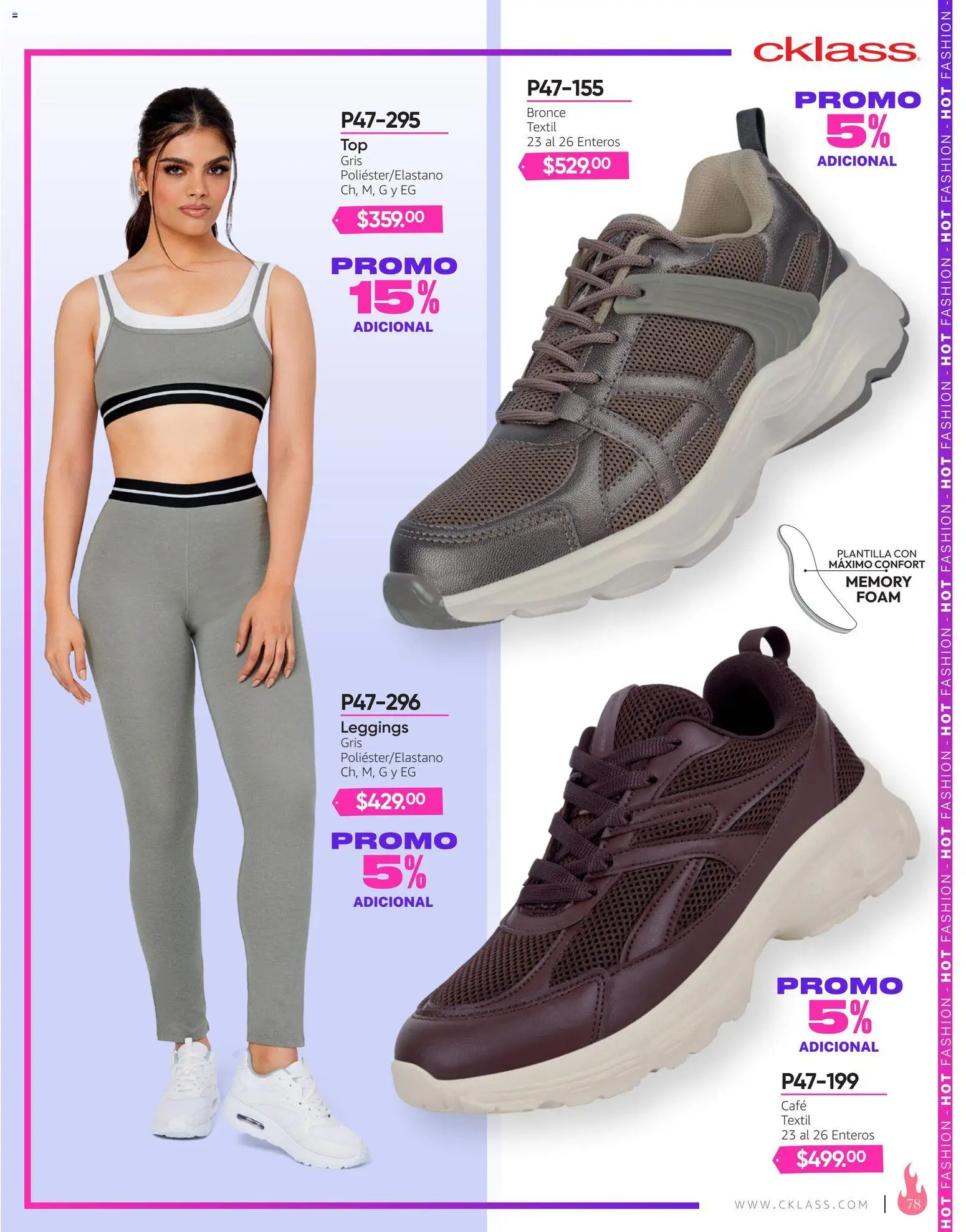 Nuevas ofertas de Cklass válidas en toda la República Mexicana desde el 03/08/2026. ¡Encuentra las mejores ofertas en Cklass catálogo Hot Fashion Ropa! | Página: 160 | Productos: Leggings, Café