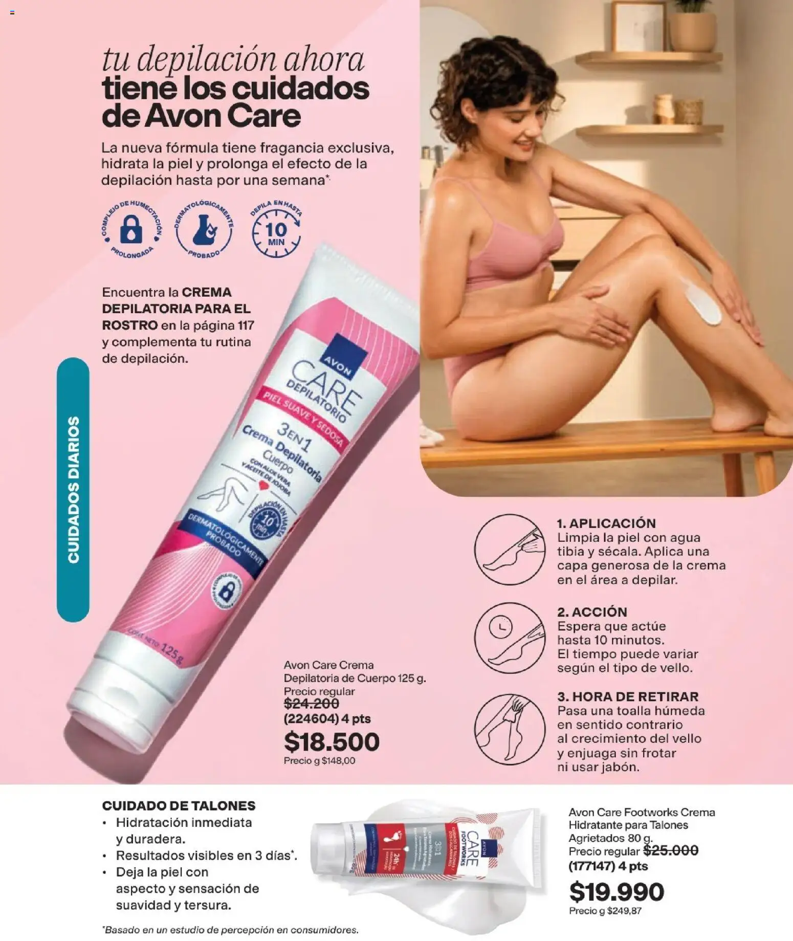 Avon revista - valida desde el 16/08/2026 | Página: 136 | Productos: Agua, Crema, Toalla, Crema depilatoria