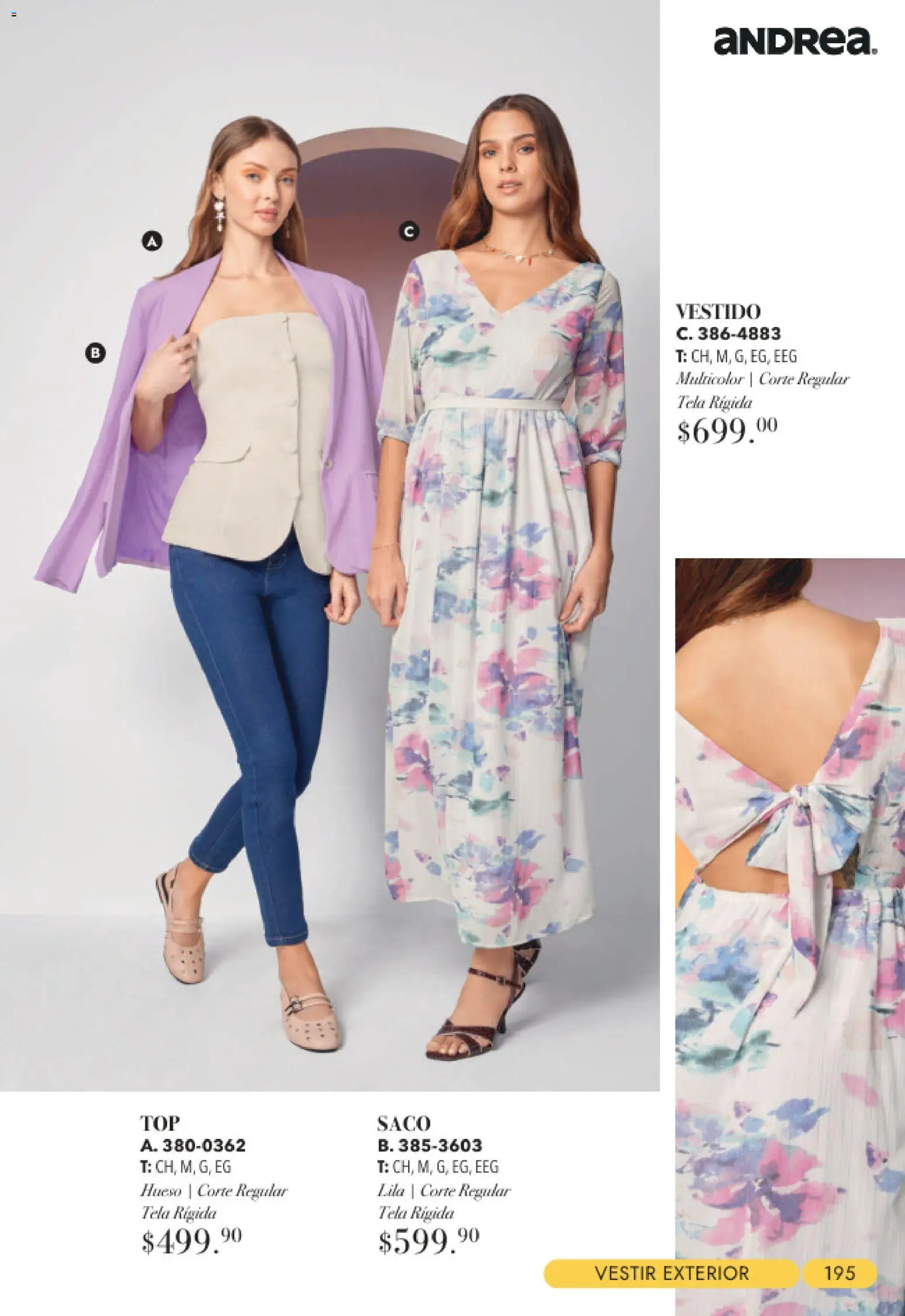 Nuevas ofertas de Andrea válidas en toda la República Mexicana desde el 23/08/2026. ¡Encuentra las mejores ofertas en Andrea catálogo Tropical! | Página: 195