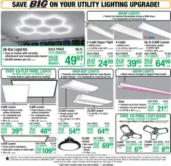 Preview of Menards weekly ads valid from 10/01/2026 | Page: 8 | Products: Lighting, Light bulbs, Socket, Swivel