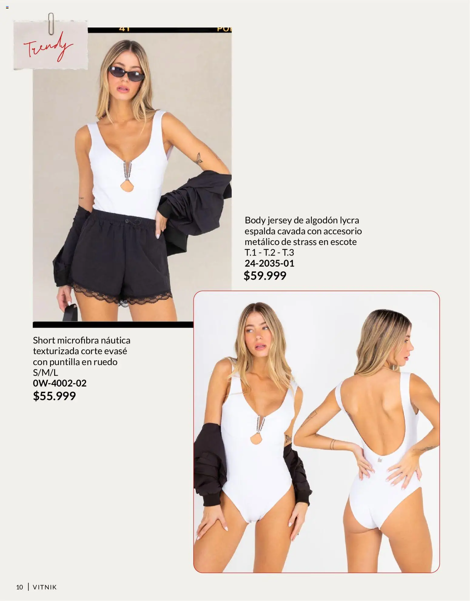 Vitnik - Mujer │ válido desde el 01/09/2026 | Página: 10 | Productos: Algodón, Body, Short