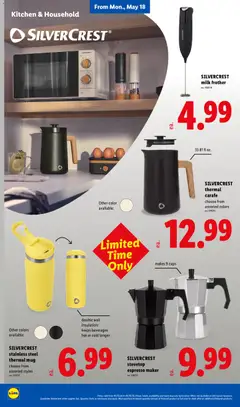 Preview of Lidl weekly ads valid from 13.05.2026 | Page: 34 | Products: Milk, Milk Frother