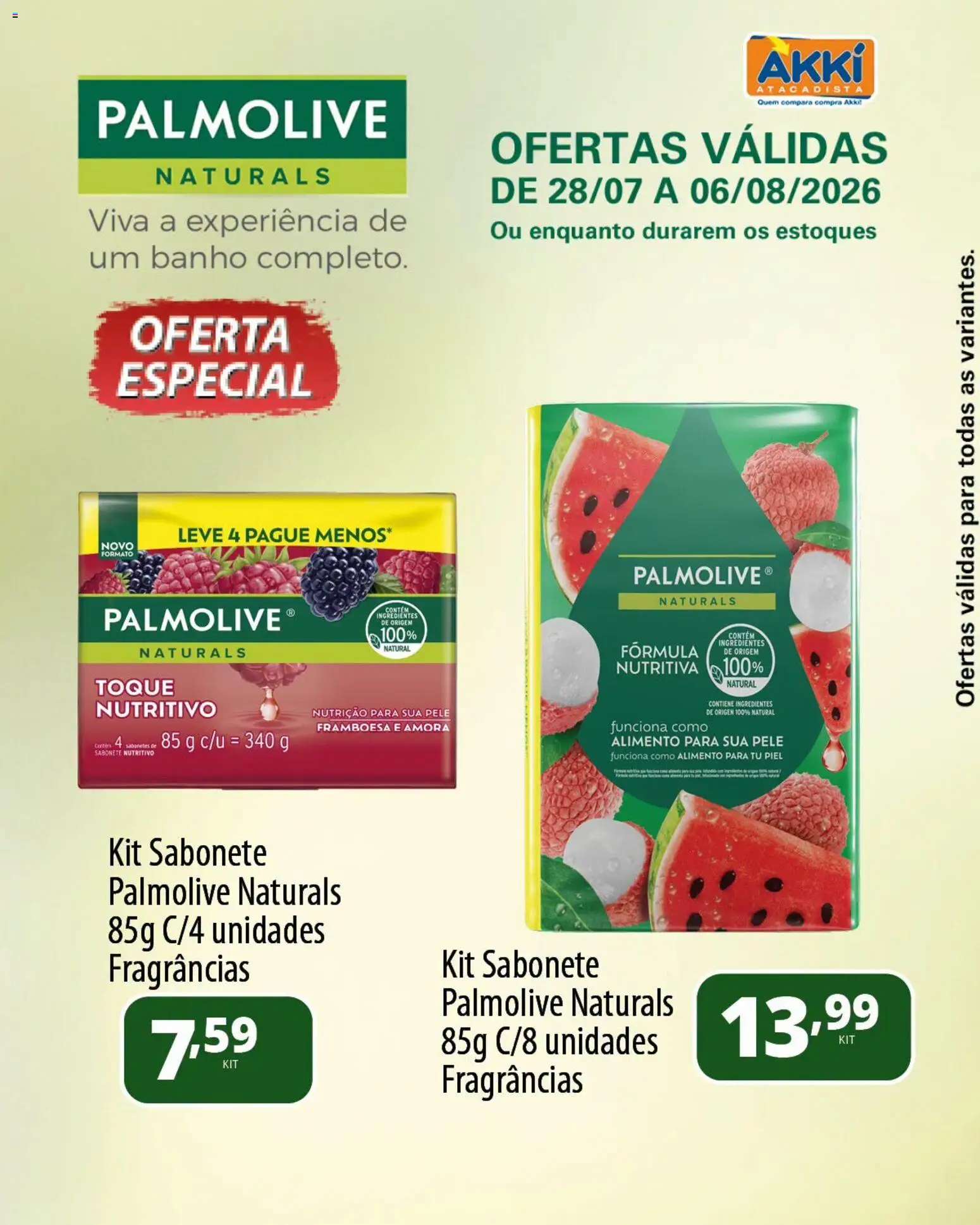 Akki Atacadista Folheto - válido de 28/07/2026 | Página: 5 | Produtos: Sabonete