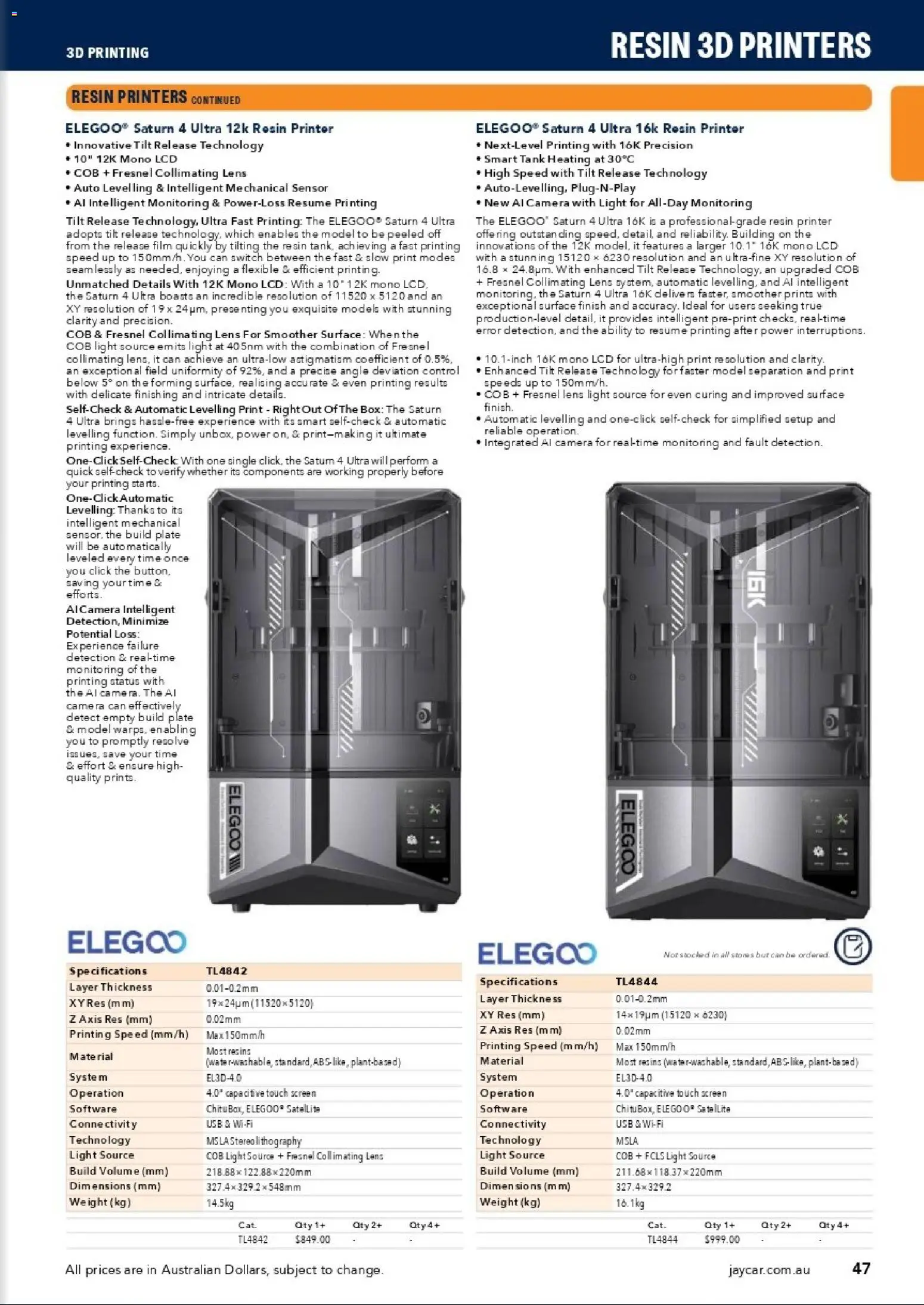 Jaycar catalogue - valid from 31/08/2026 | Page: 45 | Products: Light, Camera, Satellite, Screen