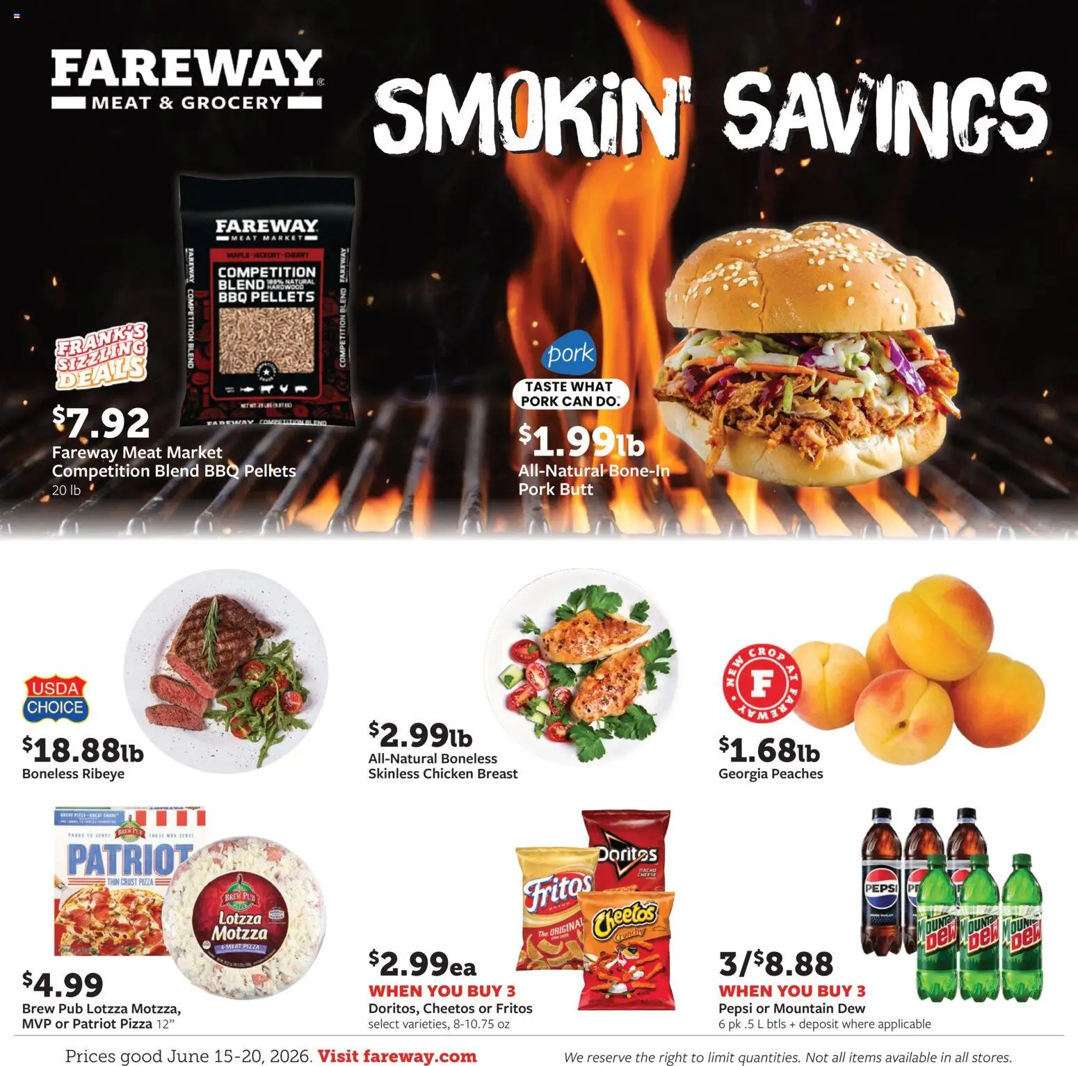 Fareway Weekly Ad - valid from 15.06.2026 | Page: 1