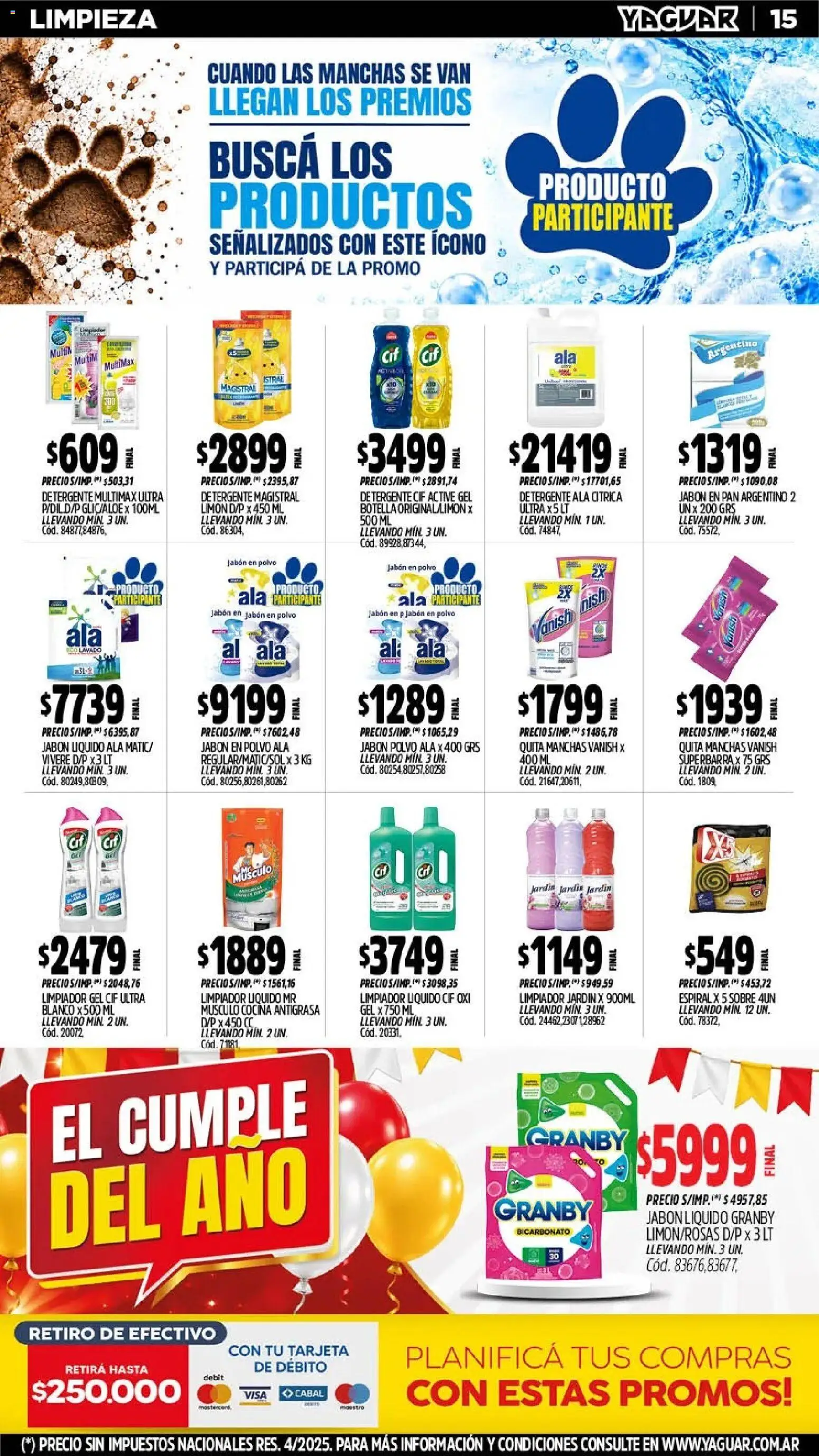 Yaguar - Oferta Semanal Córdoba │ válido desde el 26/10/2026 | Página: 17
