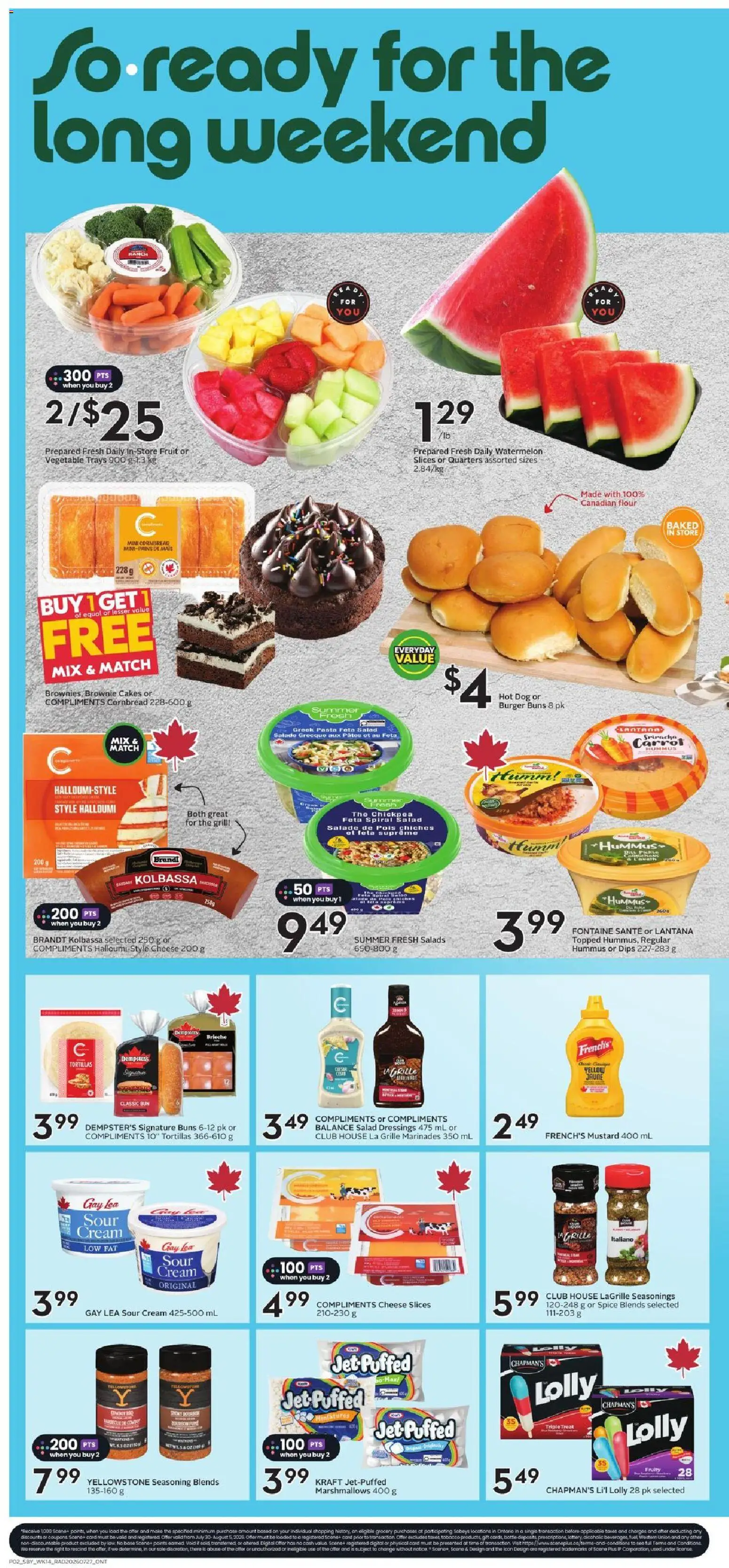 Sobeys flyer valid from Jul 30, 2026 | Page: 4
