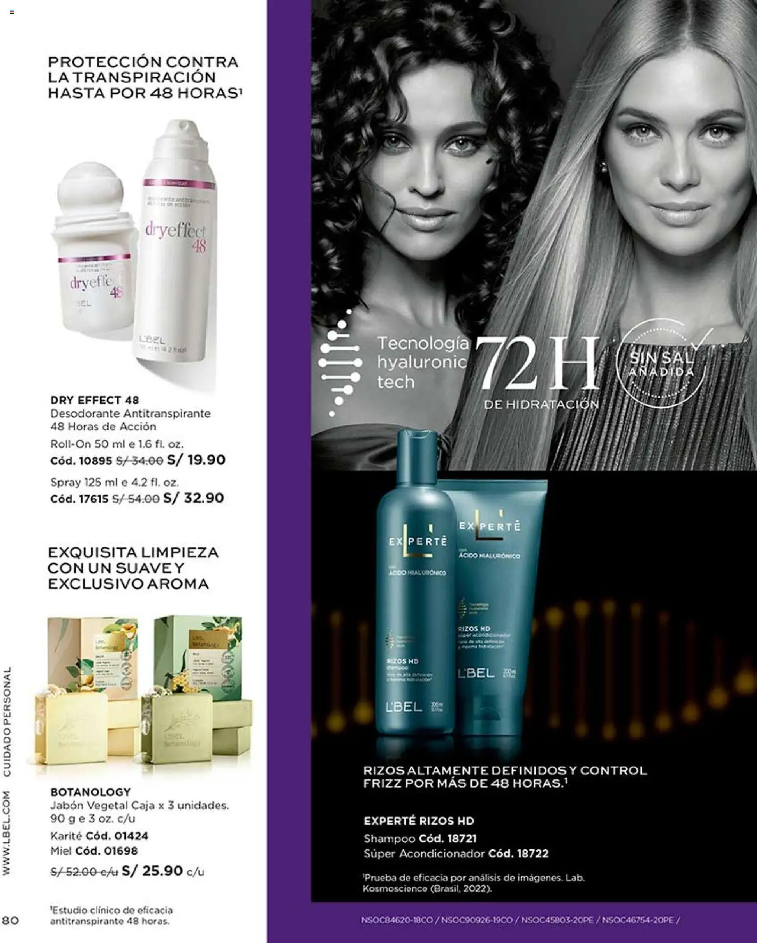 Catálogo L'Bel válido desde 16.05.2026 | Página: 84 | Productos: Shampoo, Acondicionador, Jabón, Caja