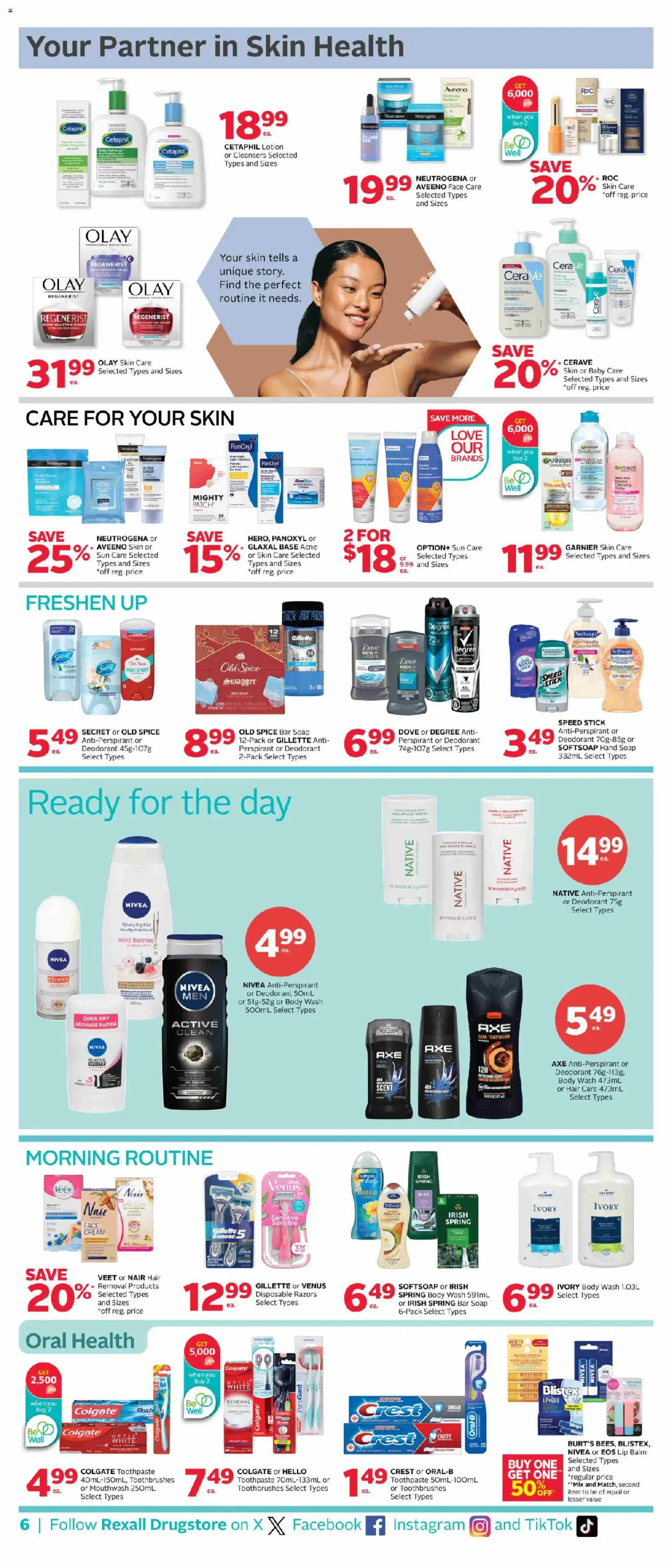 Rexall flyer valid from 15.05.2026 | Page: 15 | Products: Soap, Deodorant, Antiperspirant, Shower