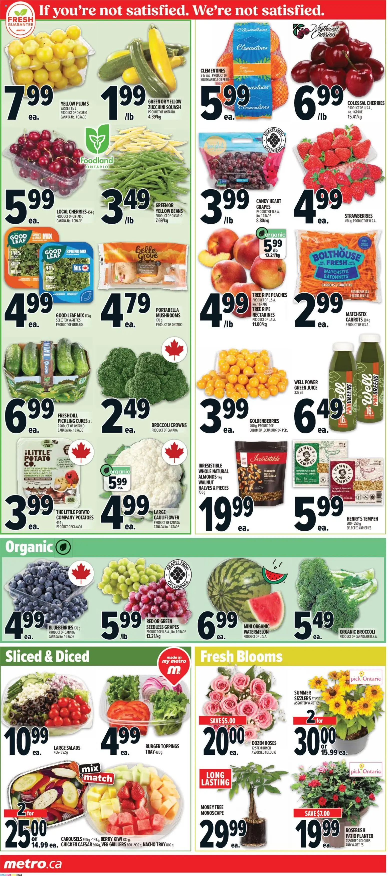 Metro flyer valid from Jul 16, 2026 | Page: 5 | Products: Kiwi, Basket, Juice, Chicken