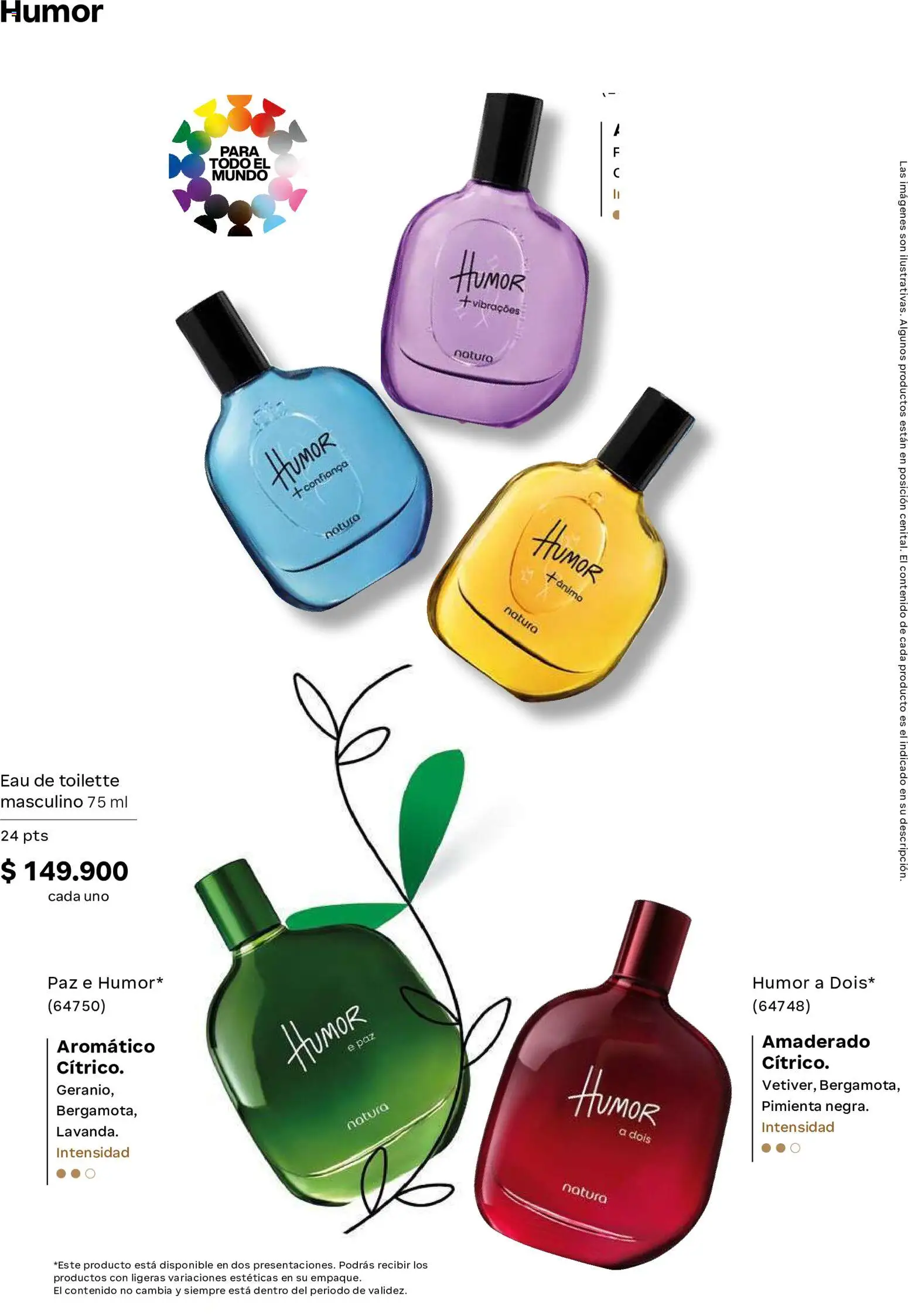 Natura revista - valida desde el 23/09/2026 | Página: 77 | Productos: Pimienta, Eau de toilette